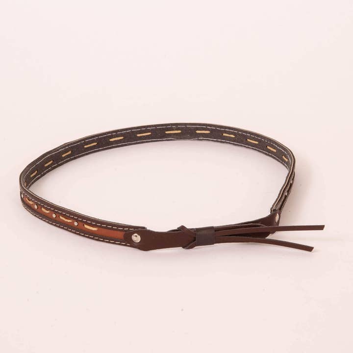 American Hat Makers - Wholesale Bandana - Unisex - Cowboy Hat Band - Style Dillon Brown
