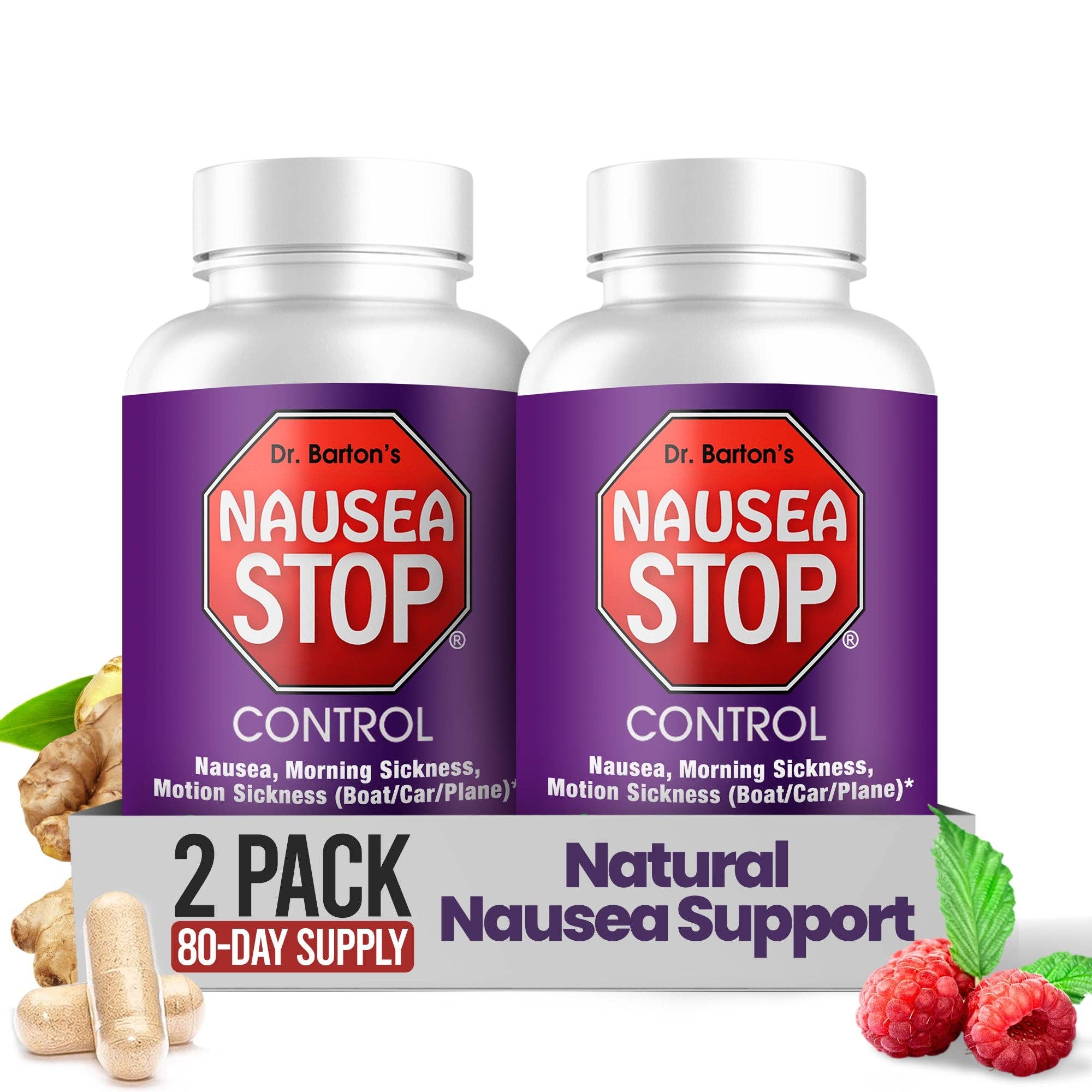 Dr. Bartons – Engroshandel Kosttilskud og vitaminer – Nausea Stop®: Naturlig Ingefær, Ikke-Søvnfremkaldende Kvalmestillende9