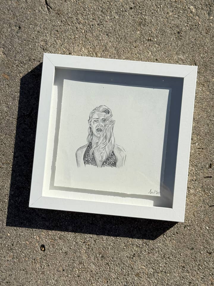 Original Wild at Heart drawing // DAVID LYNCH series 13 of 26 for wholesale by Paper 8