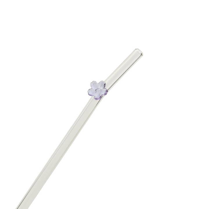 IVORE.GROUP (We cover All Import duty) - Wholesale Drinking straw - Creative Colored Flower Glass Straw – Reusable Straws5