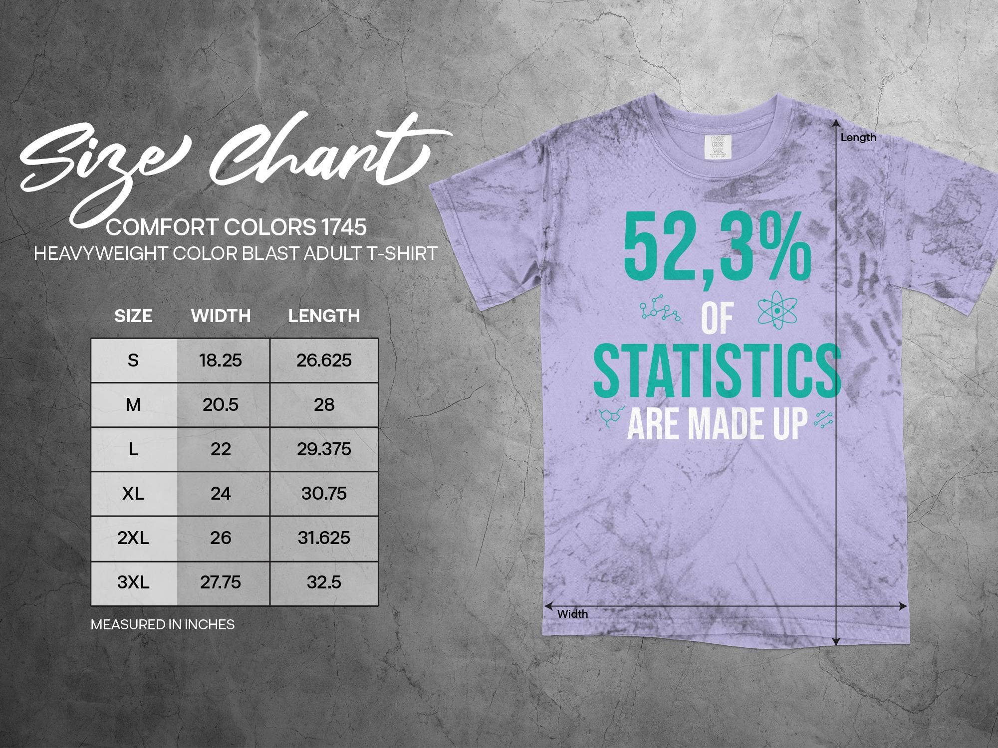 FreakyTeeFactory - Wholesale Screen Printed T-Shirt - Unisex - Unisex Statistics T-Shirt for Data Scientists, Math Geeks Tee, Funny Science Nerdy Shirt, Casual Teacher Apparel, Gift Idea25