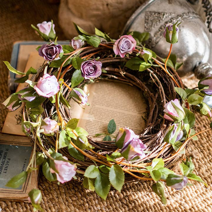 Rustic Reach - Wholesale Artificial Flowers - Artificial Rose Vine 55" Long12