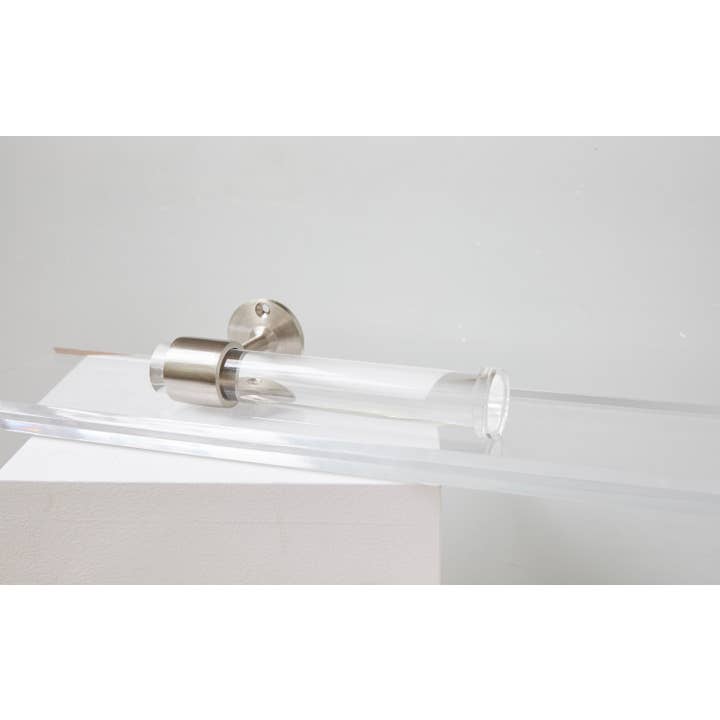 Lucite Toilet Paper Holder with Chrome/Nickel Hardware for wholesale by LuxHoldups