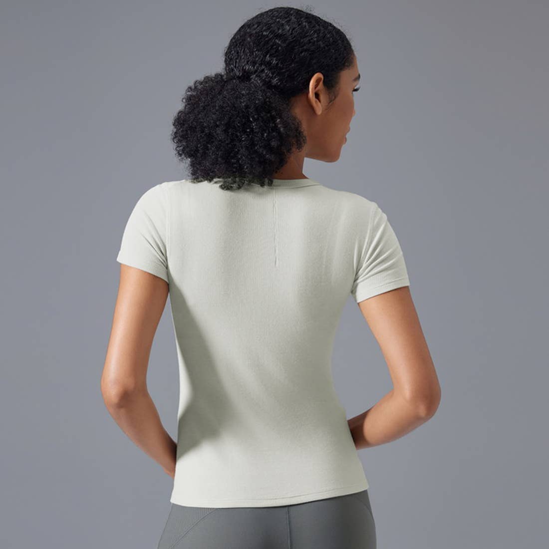 Sodalemon - Vente T-shirt – femme - T-shirt de yoga pour femmes en modal, col rond, ajusté et respirant4