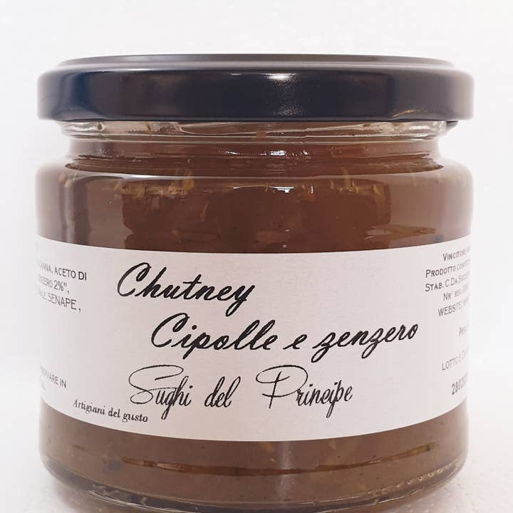 Sughi del Principe artigiani del gusto - Wholesale Chutney - Onion chutney with ginger