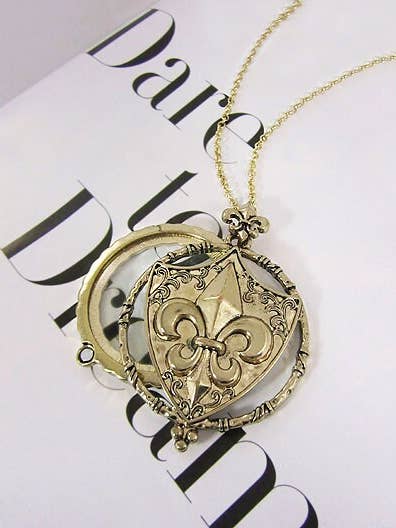 Fleur De Lis 6 Times Forstørrelsesglas Top Sliding for engroshandel hos TheTizana