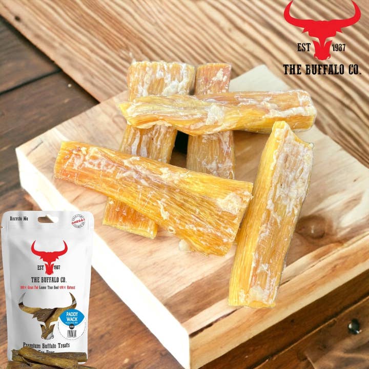 The Buffalo Co. - Vendita all'ingrosso Snack - Cani - Snack per cani Buffalo Paddywack-100 g2