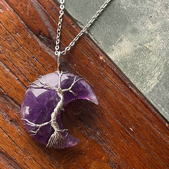 Collana con pendente in pietra preziosa Artemis per la vendita all'ingrosso da parte di Peace Love Bling