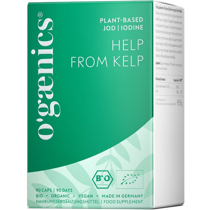 Ogaenics – Großhandel Nahrungsergänzungsmittel/Vitamin zum Einnehmen – HELP FROM KELP Plant-based Jod | Iodine