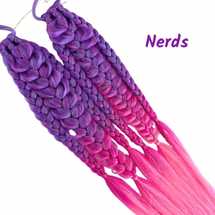 Poppet Locks - Wholesale Hair extensions - Long Fairy Locks Set - Nerds - 24“2