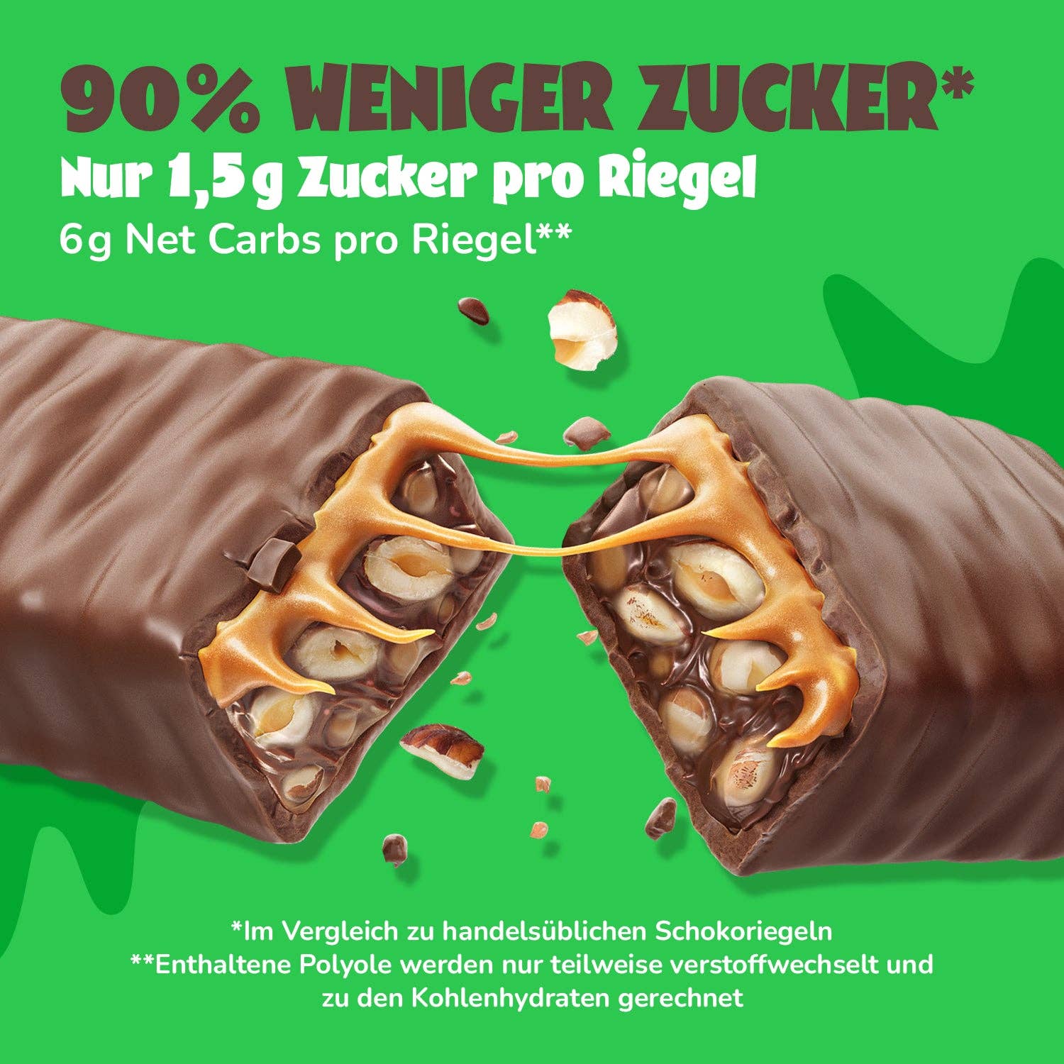 ahead - Wholesale Chocolate Bar - Low Sugar Choc Bar - Hazelnut Cacao (Tray 18x35g)2