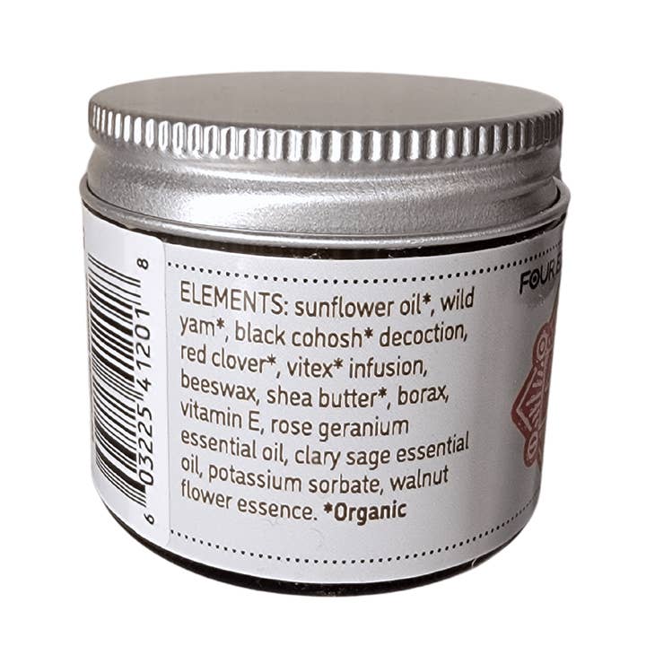 Four Elements Organic Herbals - Wholesale Healing Salve/Balm/Cream - Wild Yam Balancing Cream - 2 oz1