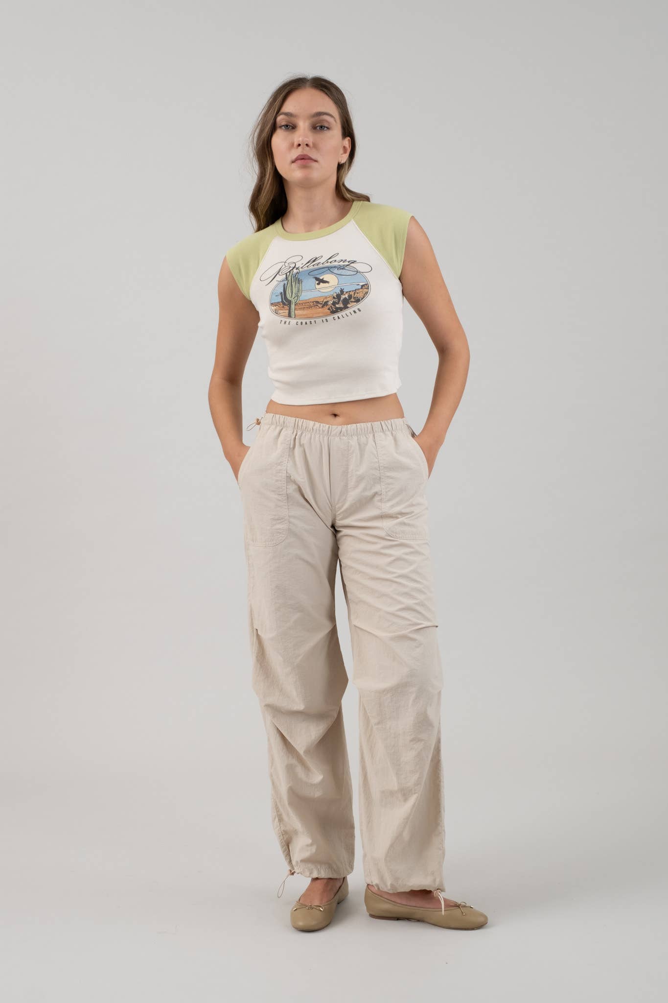 The Workshop Studio - Wholesale Pants - Women's - DRAWSTRING PARACHUTE PANTS10