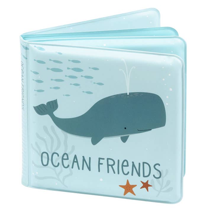 A Little Lovely Company – wholesale Baby and toddler book (0–2) – Bath book: Ocean friends