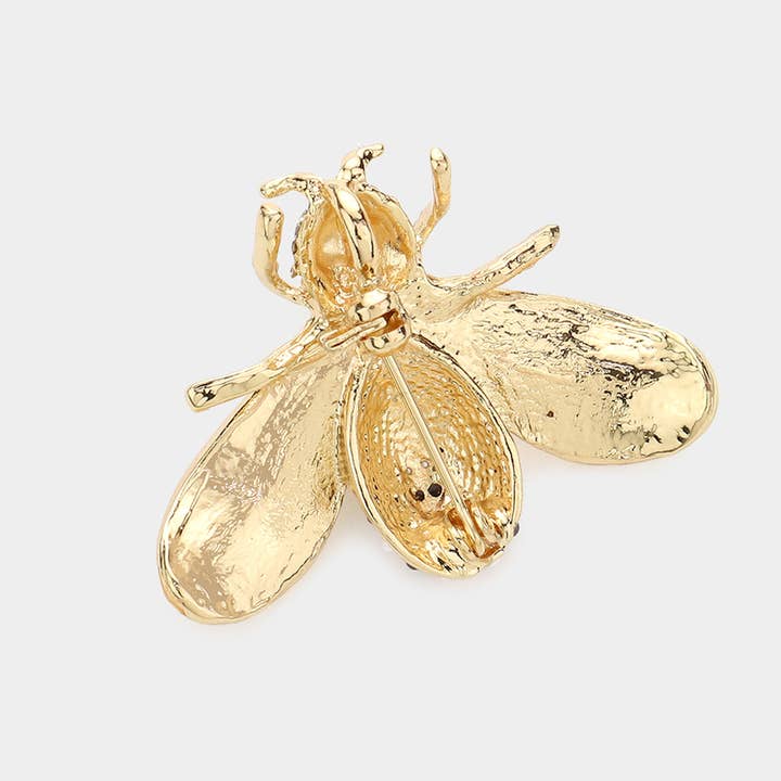 Sensibling Corp. - Wholesale Brooch - Pearl Detail Honey Bee Pin Brooch3
