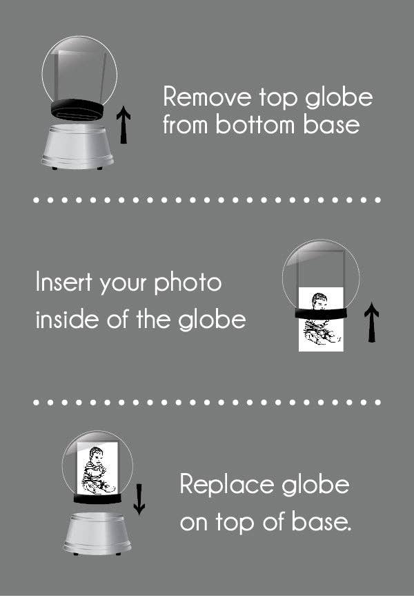 Neil Enterprises – Engroshandel Snekugle - Børn og baby – Sphere Photo Snow Globe med Chrome Base5