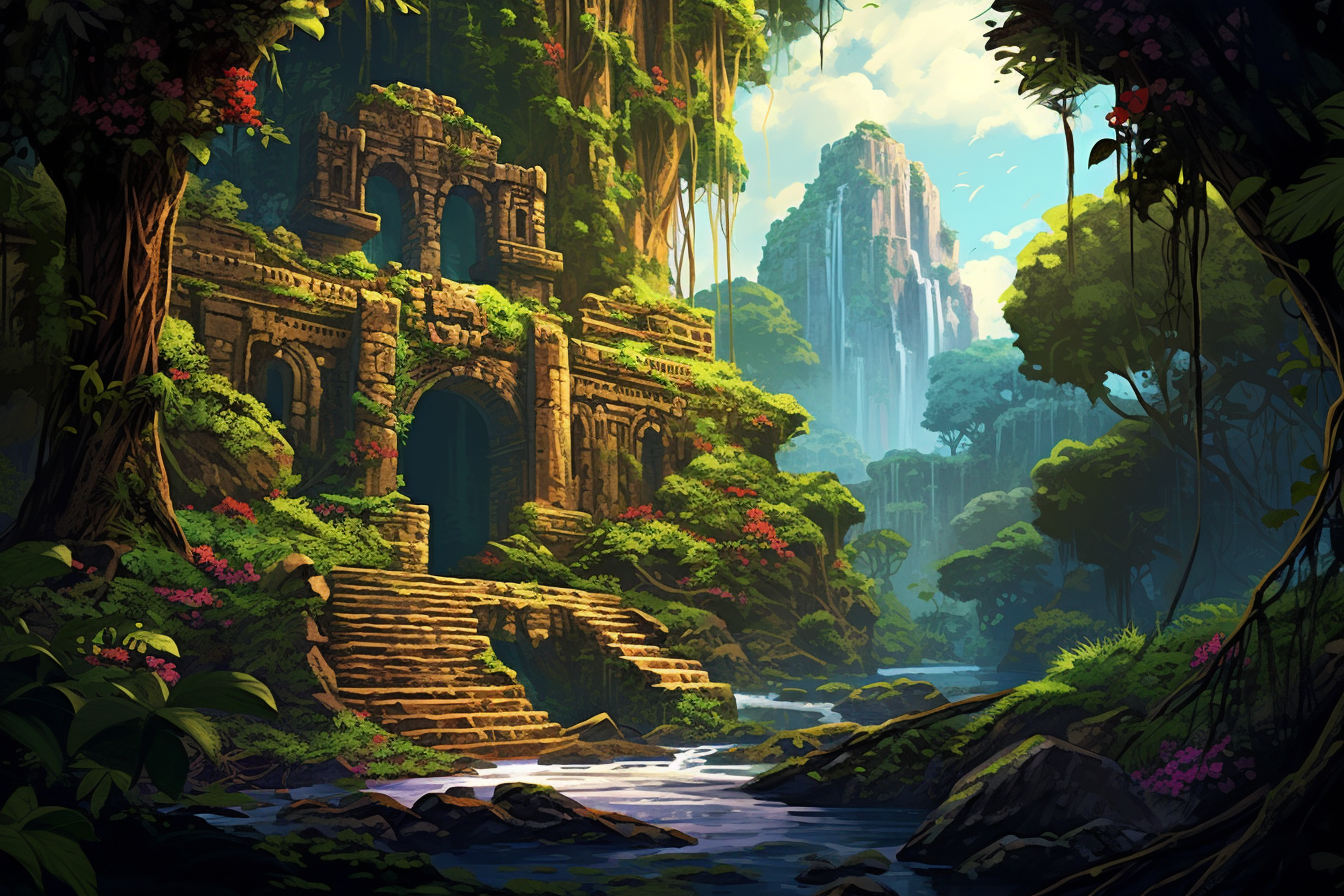 Naxero - Wholesale Postcard - Tropical & Temple1