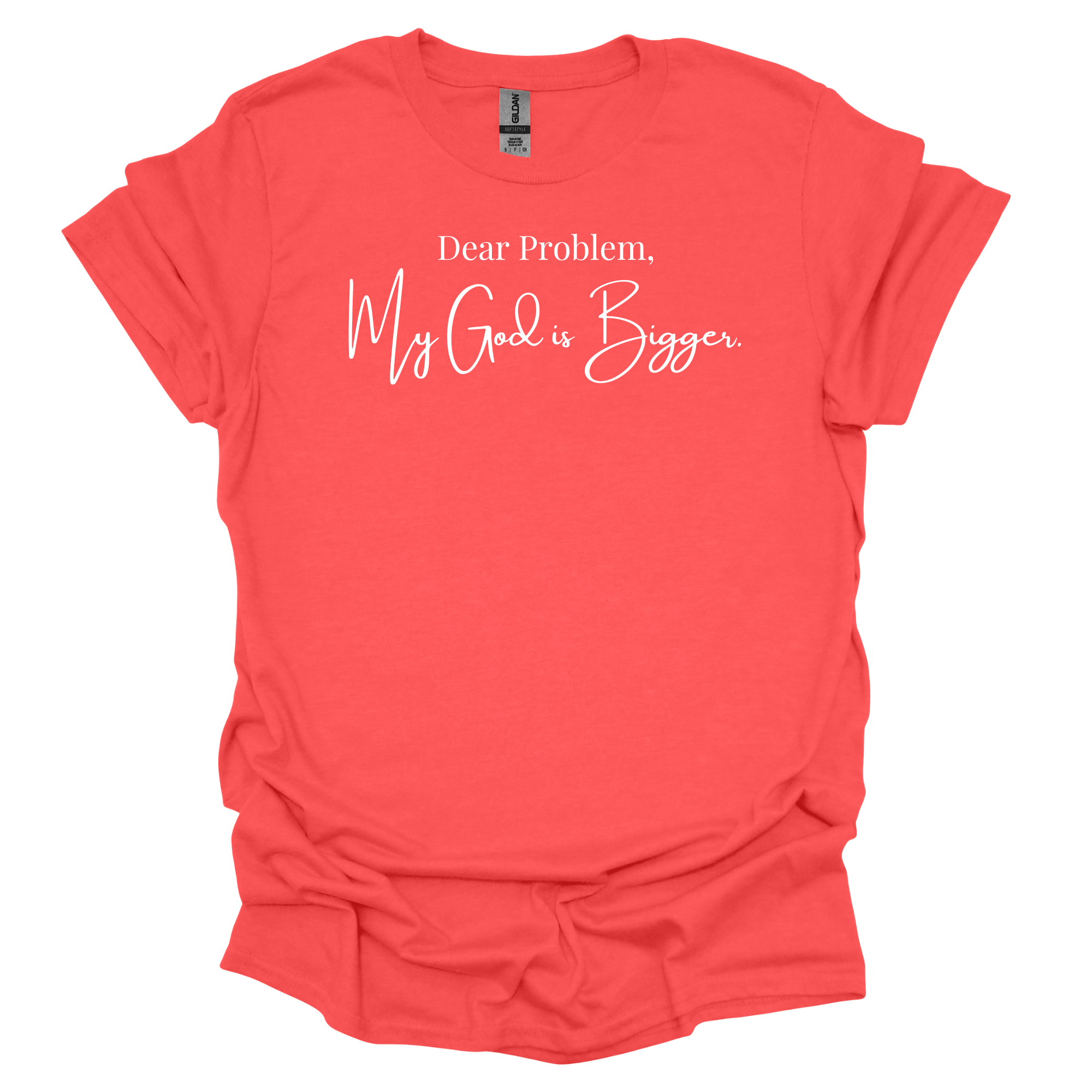 Love Ann Joy Apparel, LLC - Wholesale Screen Printed T-Shirt - Women's - My God is Bigger Christian T-Shirt3