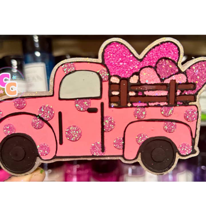 Freshie Camion Cœur | Désodorisant pour Voiture | Saint-Valentin pour la vente par Crafting Cleveland