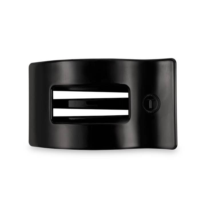 Flat Rectangle Hair Clip | Medium | Jet Black for wholesale by TELETIES