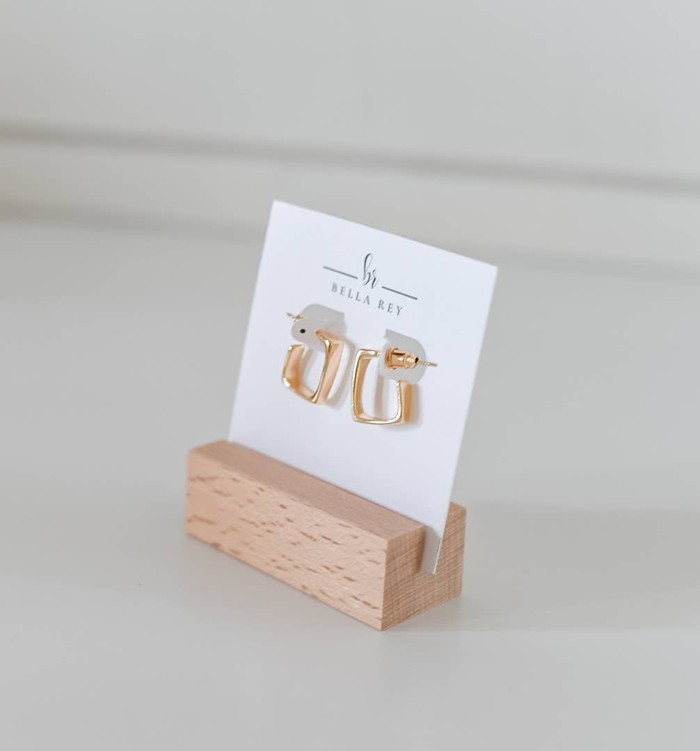 Bella Rey jewelry – wholesale Stud/post earrings – The Bryn Kate gold plated stud earrings1