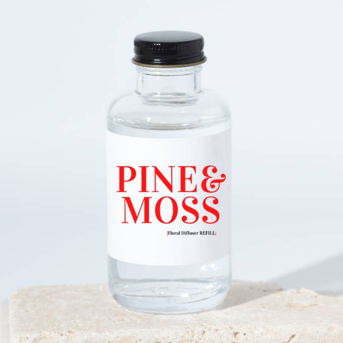 DIFFUSER REFILL PINE AND MOSS SCENT for wholesale by Oh D'Luxe Candle Company