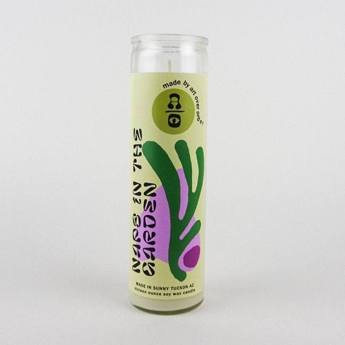 Naps in the Garden Intention Candle for wholesale by Art Over Order