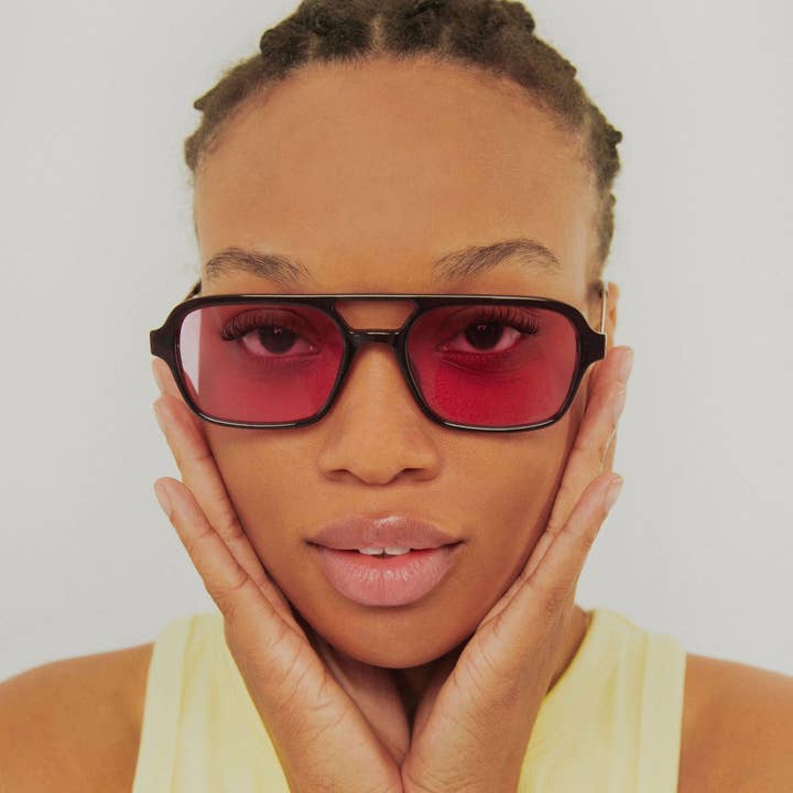INDY Sunglasses - Wholesale Sunglasses - Unisex - Ice Cube Black Cherry | NÜTRL x INDY