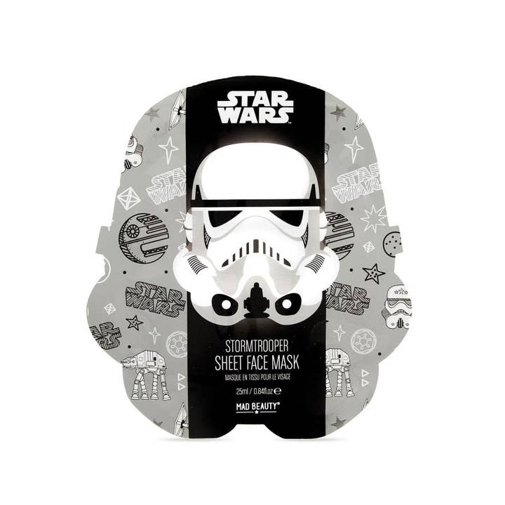 Mad Beauty – wholesale Skincare face mask – Mad Beauty Disney Storm Trooper Face Mask - 12pc CDU