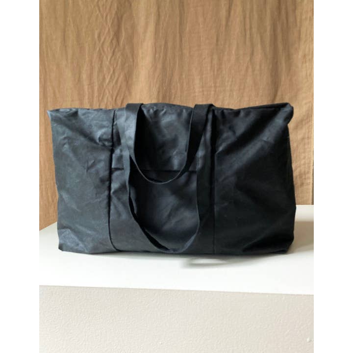 atelier b - Wholesale Messenger Bag - Unisex - Sac boîte | Box bag No6093ub, coton ciré | waxed cotton4