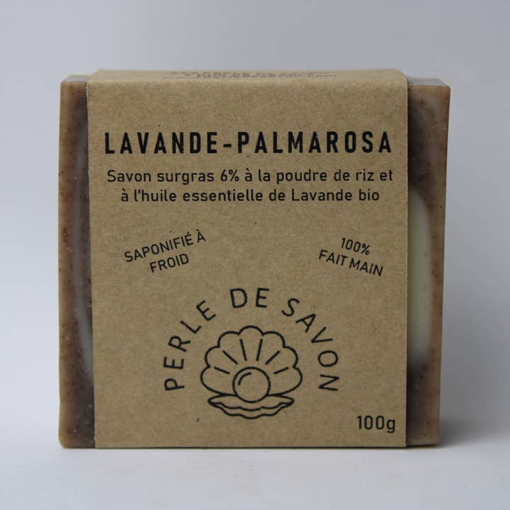 Lavender-Palmarosa tvål för wholesale av Perle de Savon