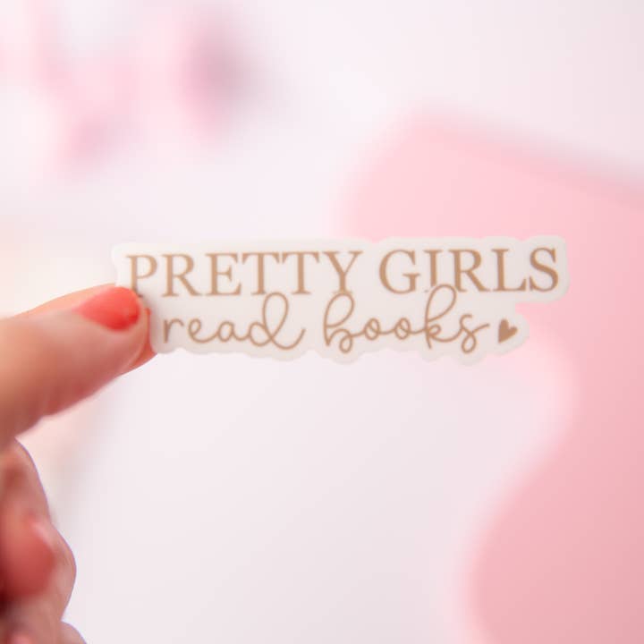 The Blush Hut – Engroshandel Klistermærke – Pæne piger læser bøger klistermærke4