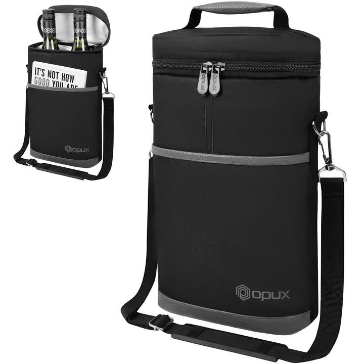 OPUX – Großhandel Weintasche – Weintragetasche für 2 Flaschen79