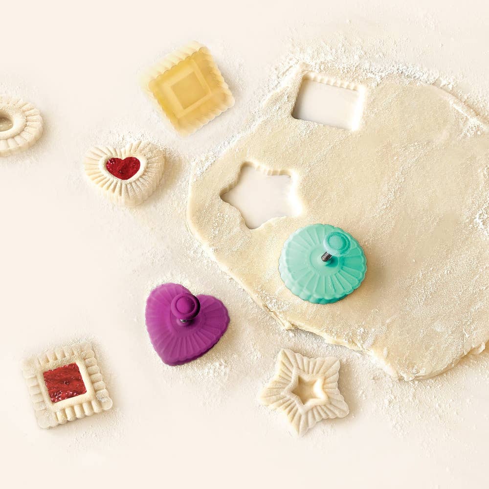 TALISMAN DESIGNS - Wholesale Cookie Cutter - Thumbprint Linzer Cookie Cutters - Set of 42