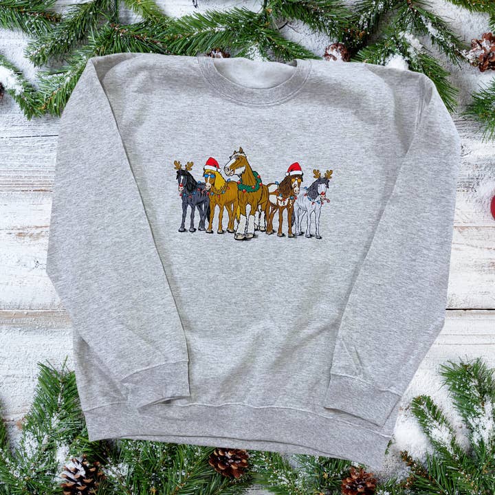 Christmas Horses ungdomströja för wholesale av Sweet Miracles H+M