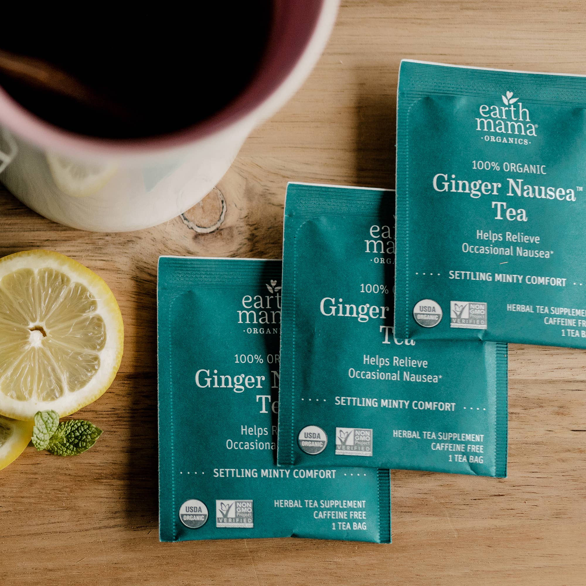 Earth Mama Organics - Wholesale Health/Detox Tea - Organic Ginger Nausea Tea5