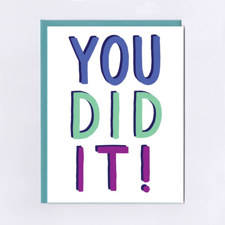 Du gjorde det lykønskningskort for engroshandel hos The Treasurie