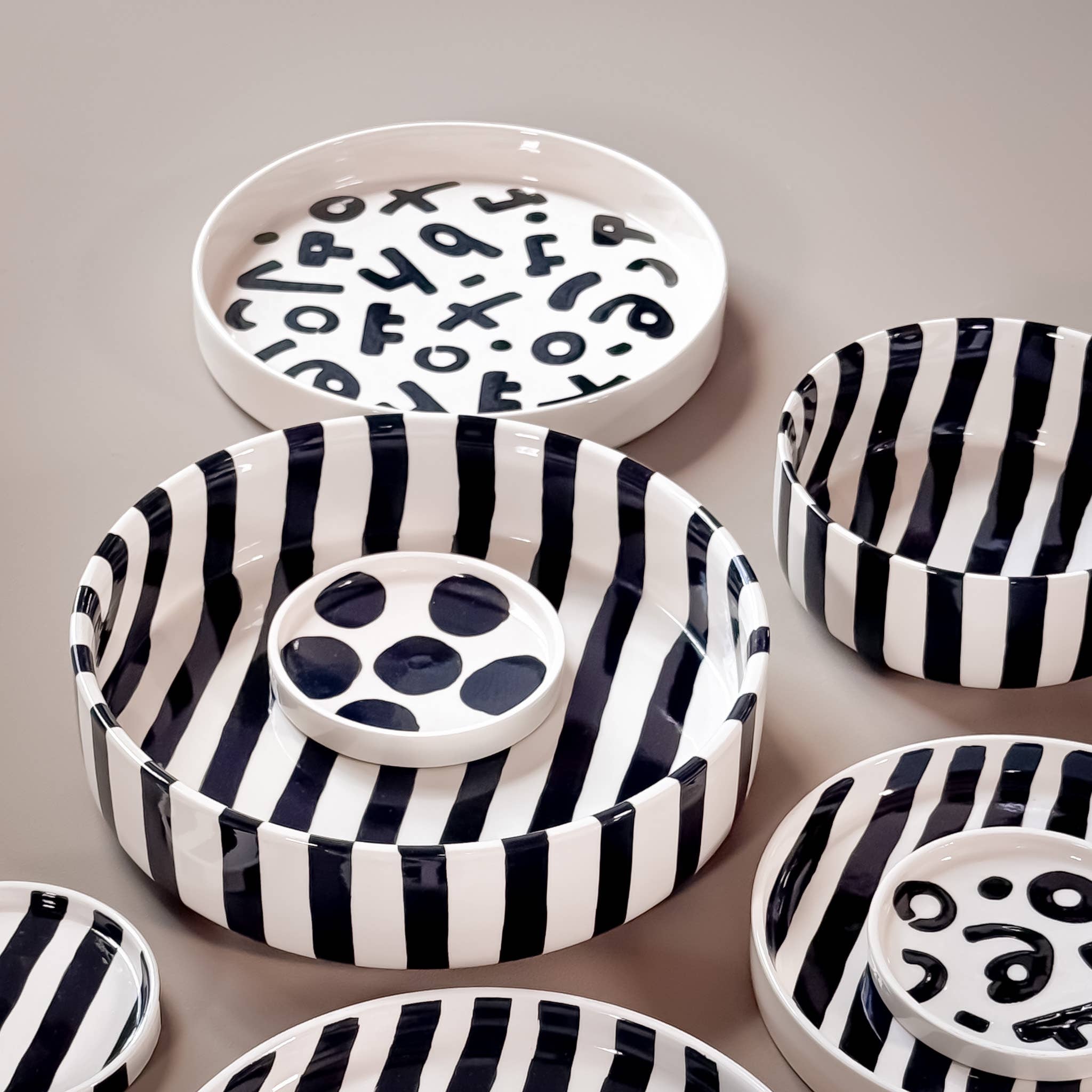 Magazin Minori - Wholesale Bowl - Bowl Stripes - volcano black1