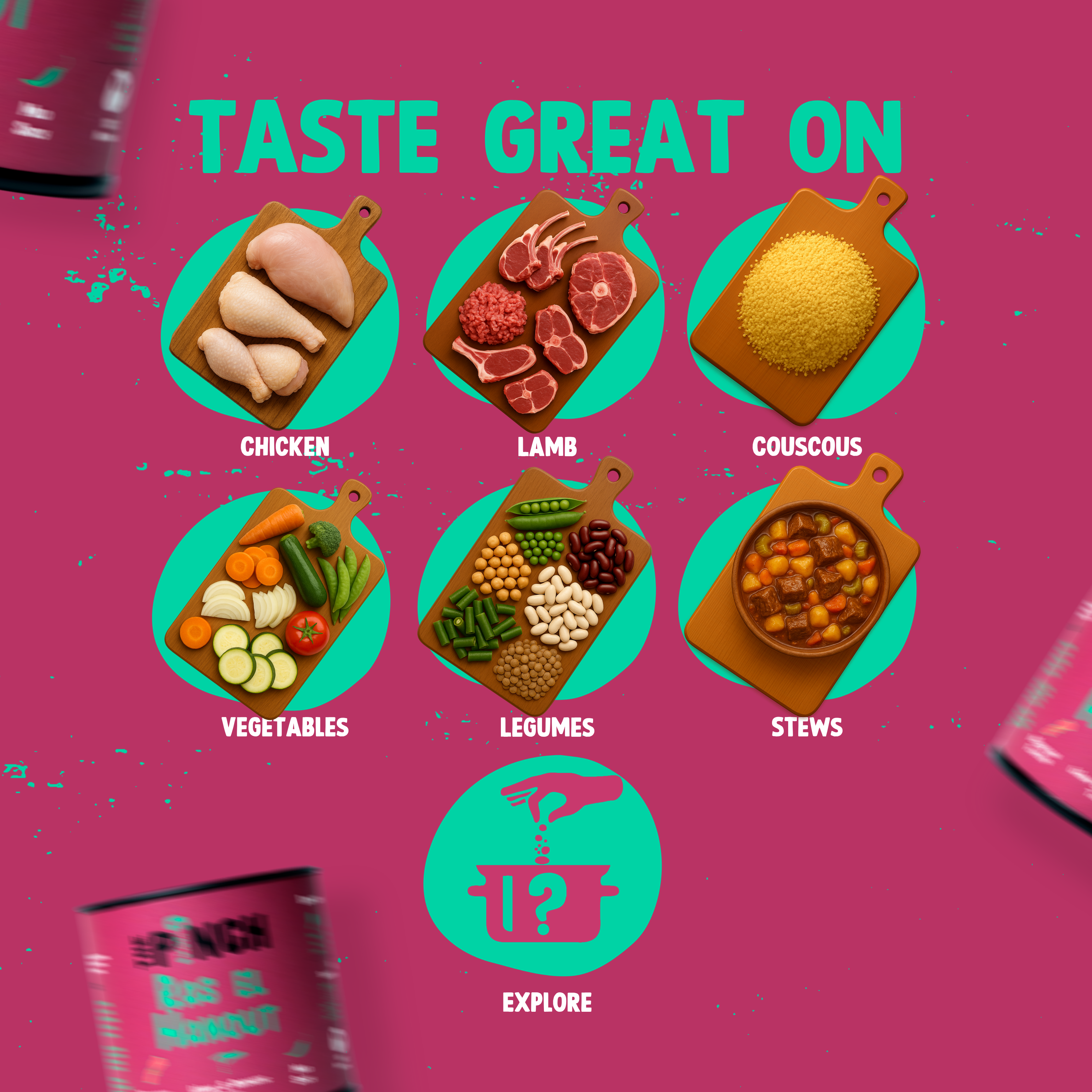 The Pinch - World Spice Blends - Wholesale Dried Spice Mix - Ras-el-Hanout - 45g3