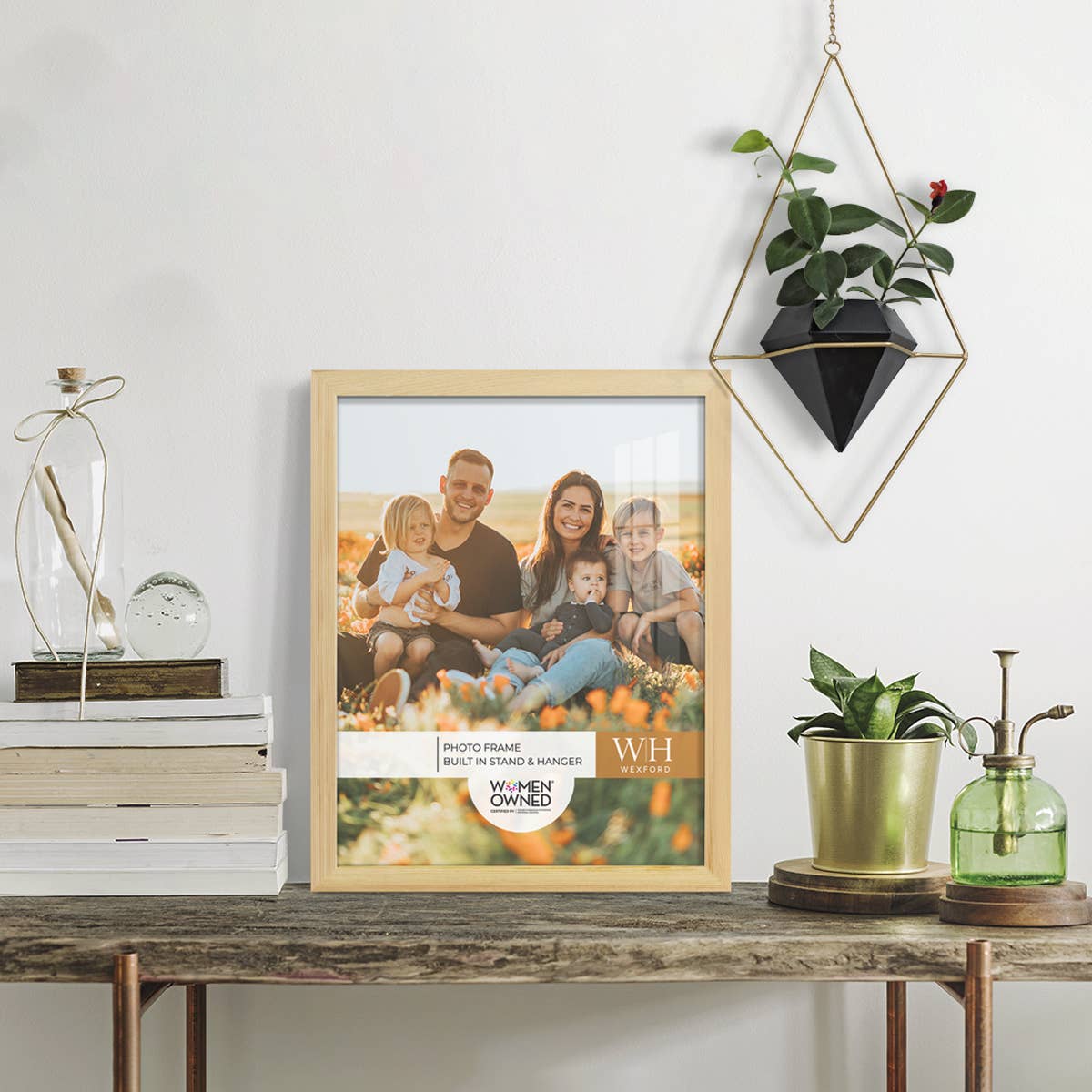 Wexford Home - Wholesale Picture Frame - Photo Frame, Real Wood with Wood Grain, Natural Wood27