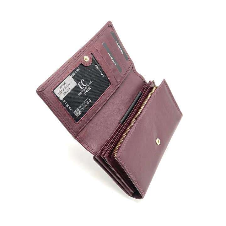 Suie Valentini srl - Wholesale Wallet - Women's - Women's genuine leather wallet, EC COVERI, art. EC25760-307