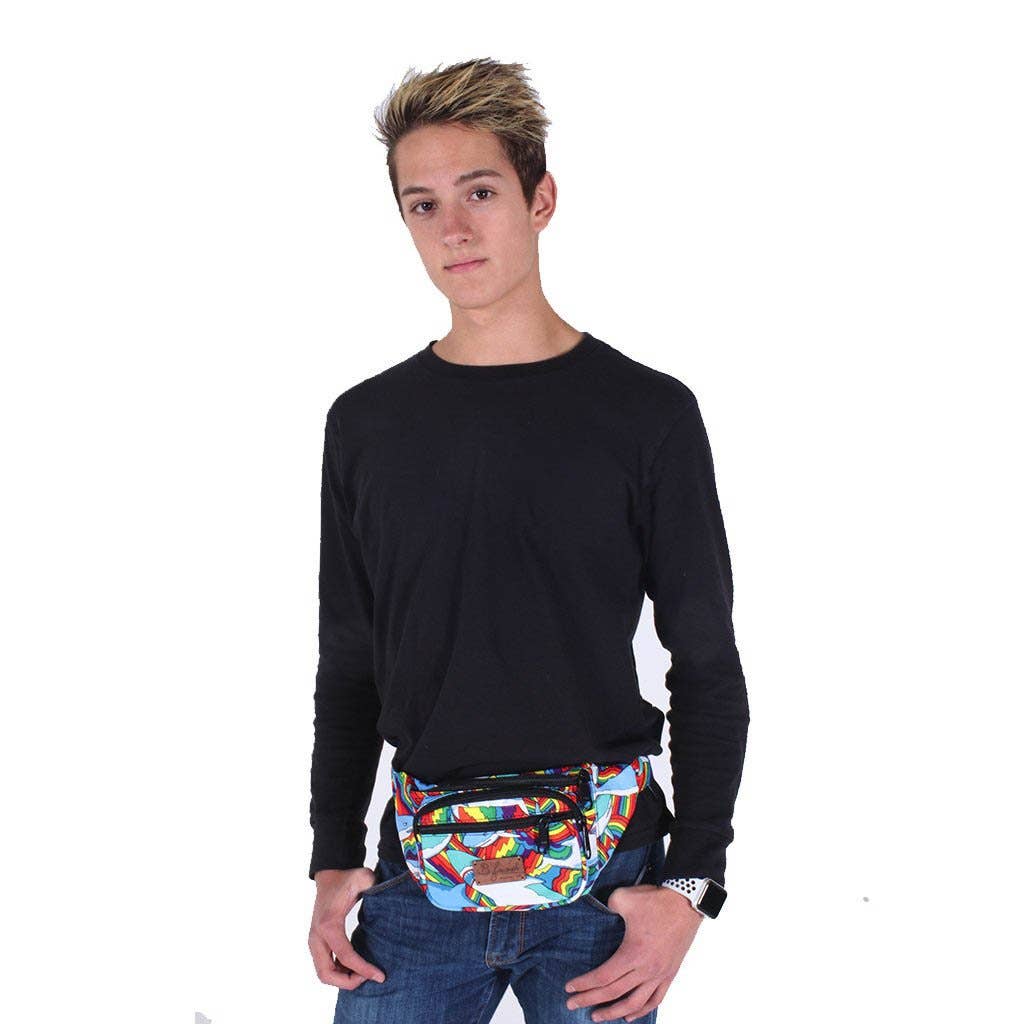 B Fresh Gear - Vendita all'ingrosso Marsupio - Donna - Marsupio Jaws Rainbow3