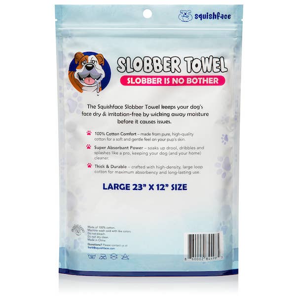 Squishface - Wholesale Pet Towel - Dog - Squishface Slobber Towel6