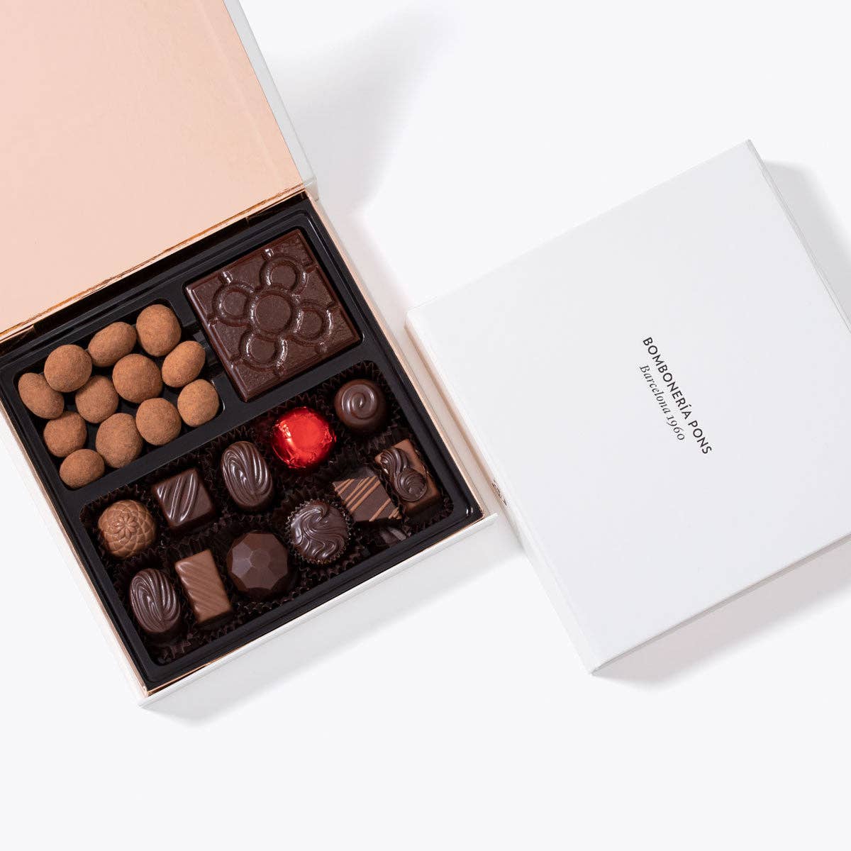 Bomboneria Pons - Wholesale Chocolate Box - Sugar-Free Combined Chocolates - Box 250g0