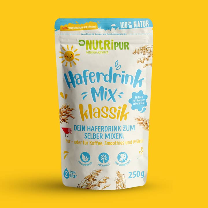 Haferdrink Mix Klassisch 250g für den Großhandel von NutriPur