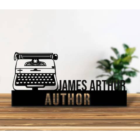 Kundenspezifisches Schreibtisch-Namensschild aus Holz, Namensschild-Geschenke für den Großhandel von Glow Neon