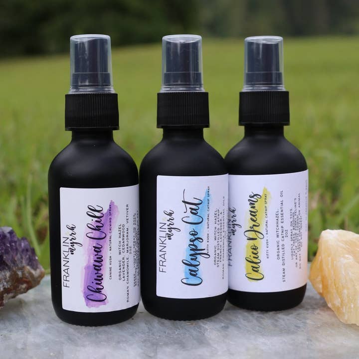 Pet Calming Sprays for wholesale by FRANKLIN & myrrh