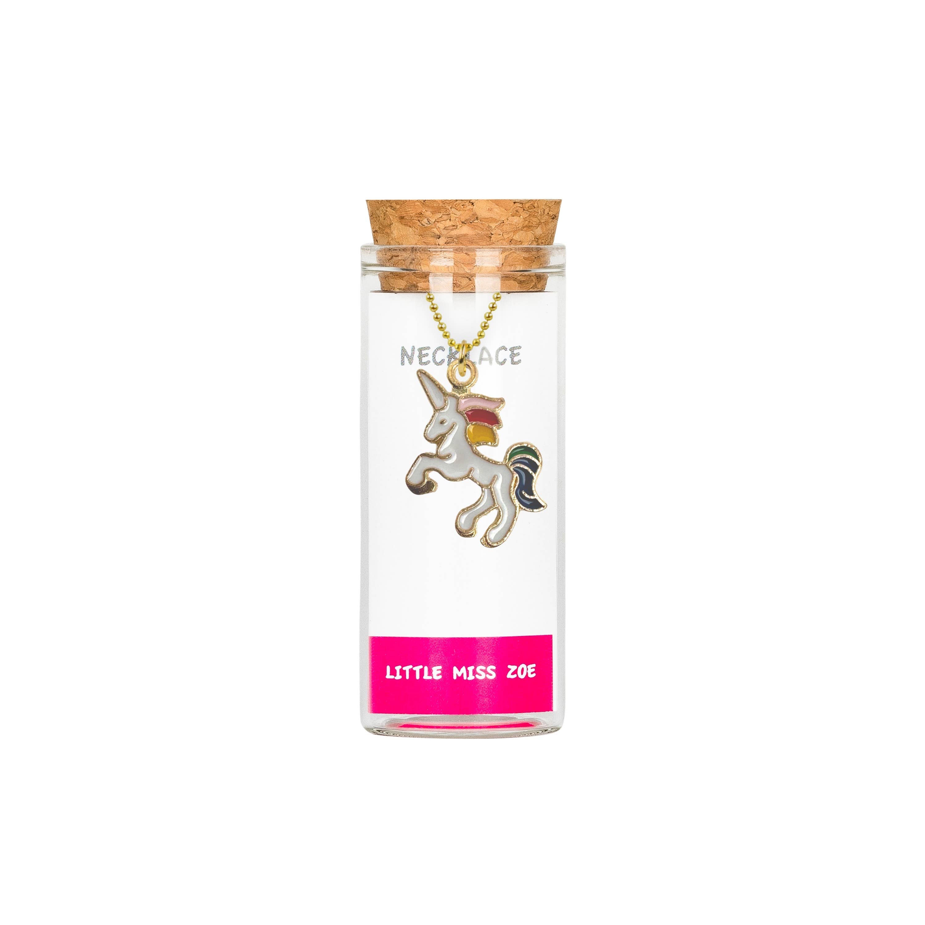 Little Miss Zoe - Wholesale Kids Necklace - Kids - Kids Charm Necklace in a glass bottle64