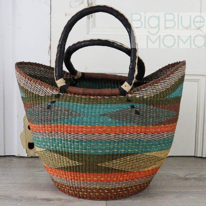 Big Blue Moma - Wholesale Grocery/Shopping Bag - U Shopper Large - Traditional Palette16
