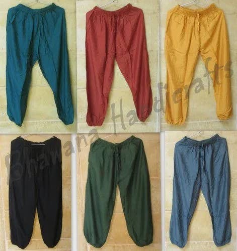 Bhawana Handicrafts - Wholesale Pants - Women's - 5 Pcs Assorted Indian Harem Pants Unisex Yoga Trouser0